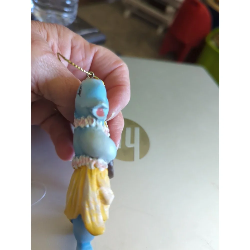 Dolphin Christmas Ornament - Doing the Hula & Playing the Ukulele Tropical